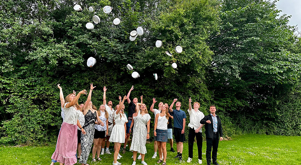 Landbrugsskolen Sjælland i Høng og Roskilde - studenter med eux-huer