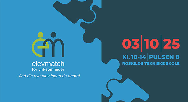 Elevmatch for virksomheder - mød din nye elev: teknisk designer og mediegrafiker