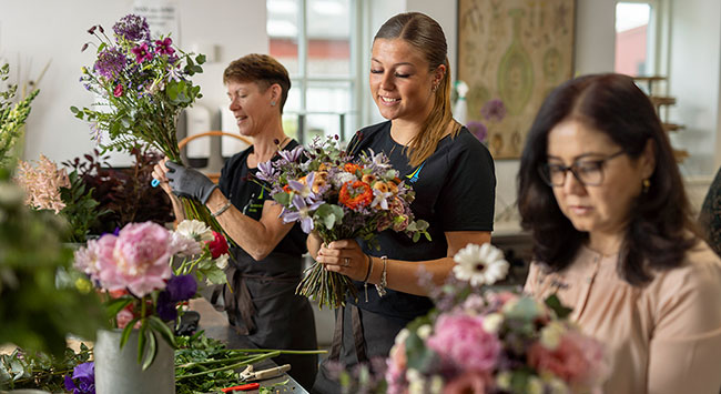 Se også: blomsterbinderuddannelsen