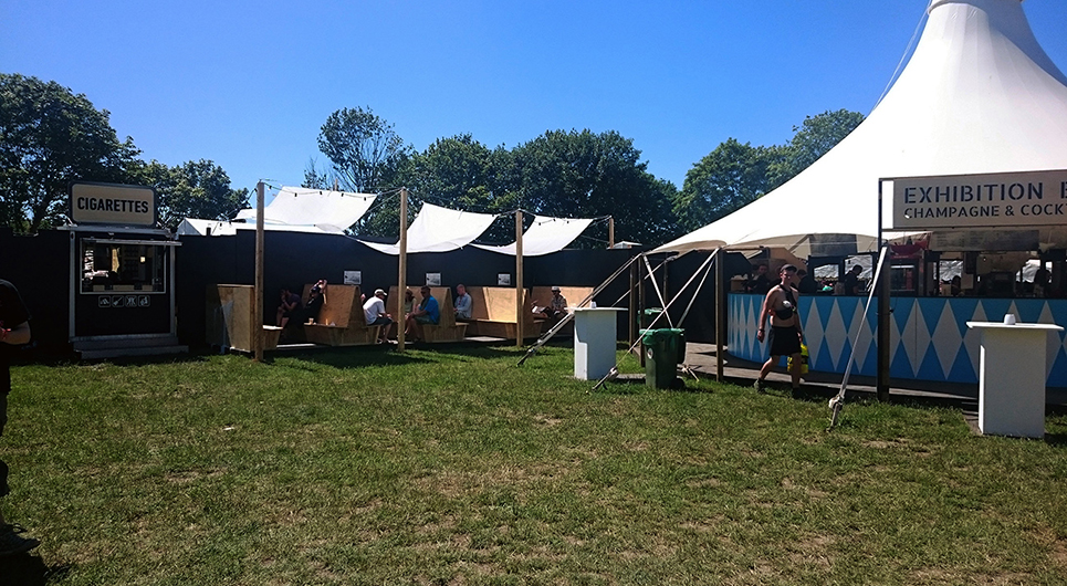 Samarbejdet mellem Roskilde Festival og Roskilde Tekniske Skole omfatter i 2015 bl.a. Artist Village og backstageområdet bag orange scene