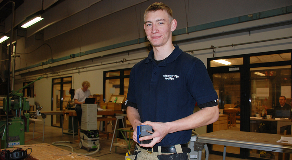 DM i Skills 2017: Mød Frederik, bygningssnedker, der stiller op for Roskilde Tekniske Skole