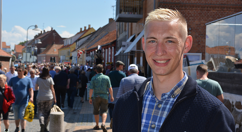 Frederik Riber skabte jubel på Folkemødet