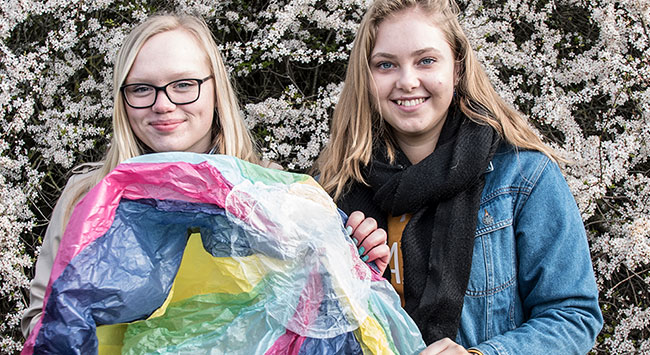 Foråret betyder ballonopsendelse på HTX Roskilde