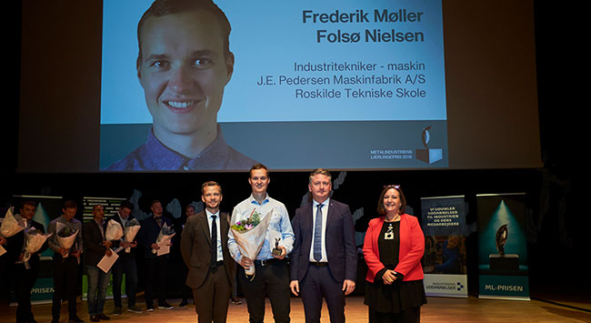 Frederik har fået ML-prisen 2019