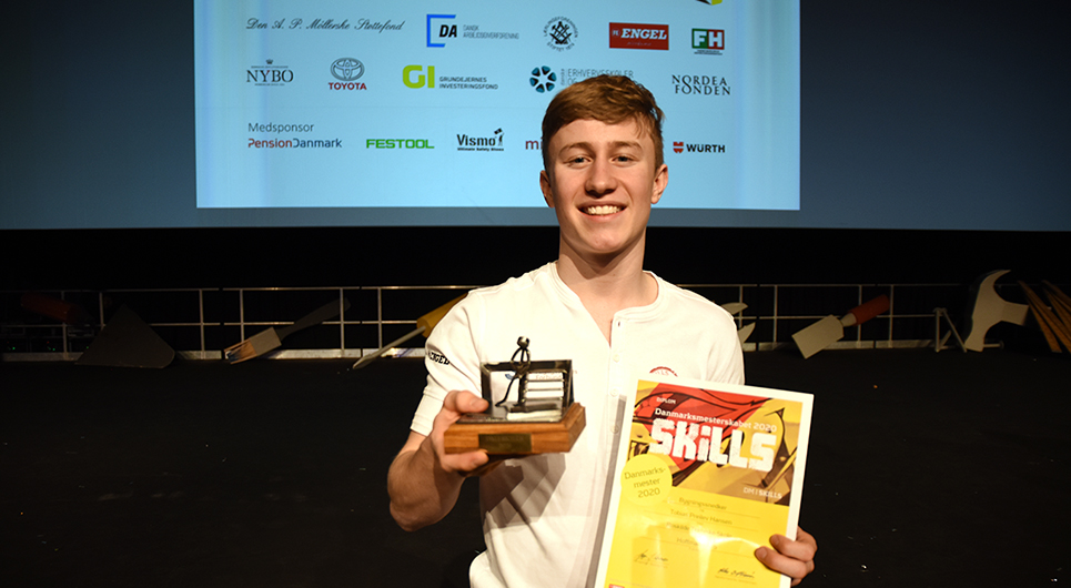 DM i Skills 2020: To gange guld til Roskilde