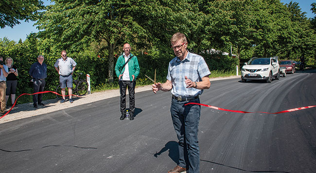 Den røde snor klippet til ny vej