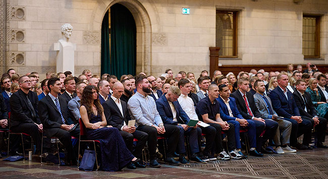 Medaljeregn over Roskilde