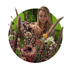 Blomsterdekoratør: Emma