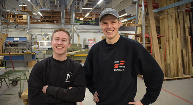 Gæstedeltagere: Bygningssnedker Tobias & møbelsnedker Frode