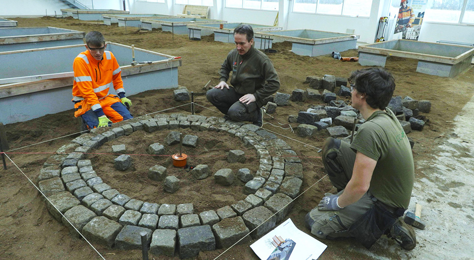 Anlægsgartnernes opgave til DM i Skills 2024 i Roskilde
