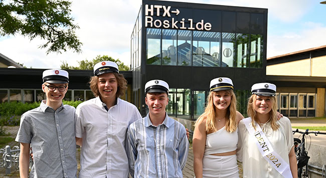 Årets første studenter fra HTX Roskilde