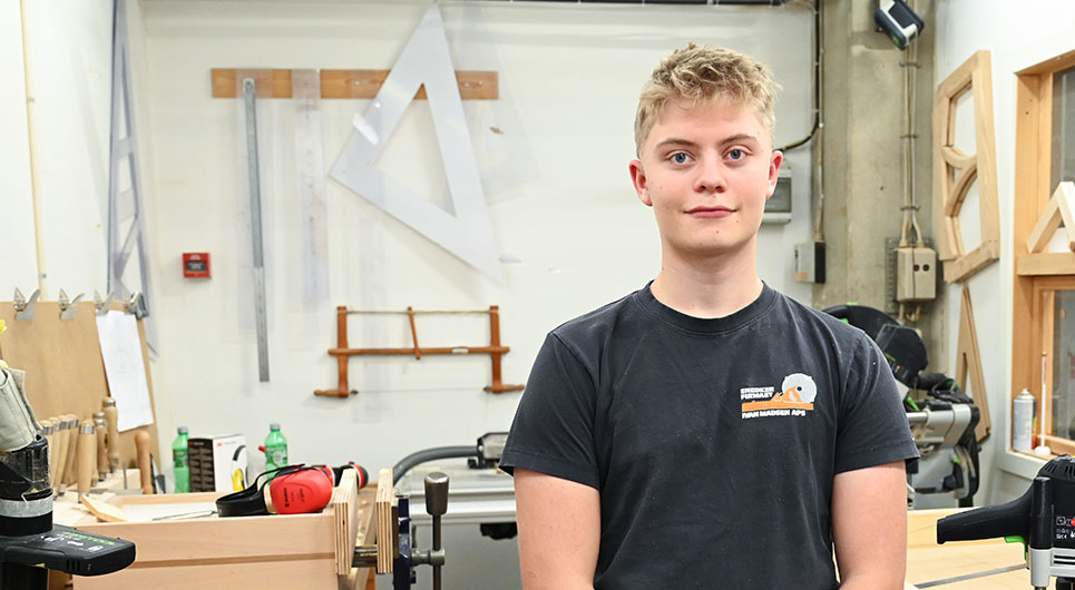 Mathias træner til DM i Skills 2026