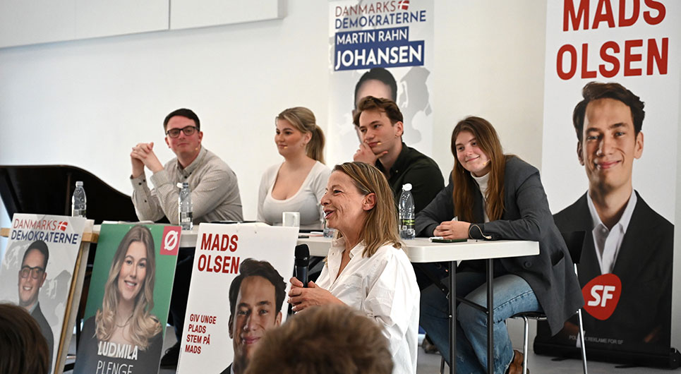 Valgdebat på Roskilde Tekniske Skole