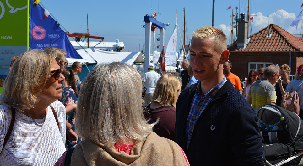 Frederik Riber på folkemødet på Bornholm 2017