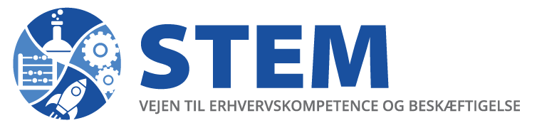 Logo - STEM - vejen til erhvervskompetence og beskæftigelse