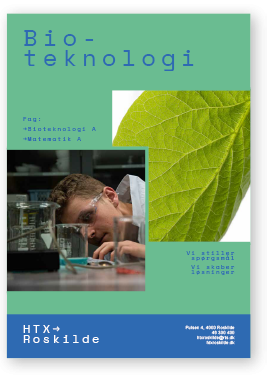 Faktaark om studieretningen Bioteknologi på HTX Roskilde