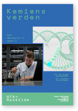 Faktaark om studieretningen Kemiens verden på HTX Roskilde